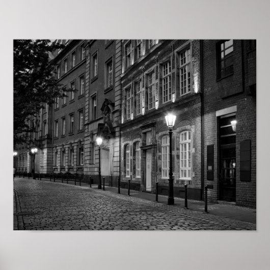 Cooler deutscher Architekturstil Poster (Vorne)