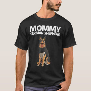 Cooler deutscher Schäferhund für Frauen Mama GSD D T-Shirt