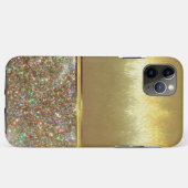 Cooler Diamond-Sparkus-Golddesign-Fall Case-Mate iPhone Hülle (Rückseite (Horizontal))