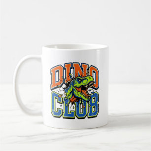 Cooler "Dino Club" T-Rex & brüllender Dinosaurier Kaffeetasse