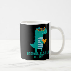 Cooler Dino Daddysaurus Rex Neuer Vater Vatertag Kaffeetasse