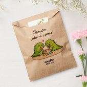 Cooler Dino isst Süßigkeiten Geschenktütchen (Versiegelt)