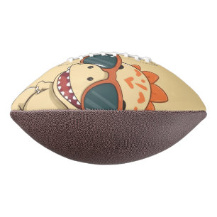 Cooler Dinosaur mit Sonnenbrille Lustiger Süßer Ki Football
