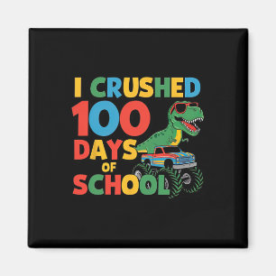 Cooler Dinosaur T-rex Monster Truck zerkleinert 10 Magnet