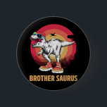 Cooler Dinosaurier Brother Trex Dino Reptile Fan Button<br><div class="desc">Cooler Dinosaurier Bruder Trex Dino Reptile Fan. Kinder Dino Outfit für Jungen.</div>