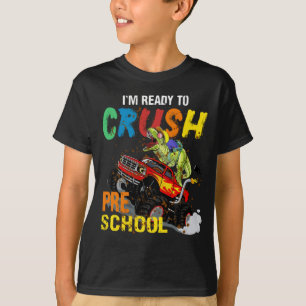 Cooler Dinosaurier Ich bin bereit, die Vorschule z T-Shirt