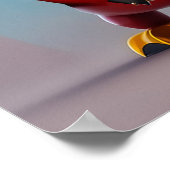 Cooler Dinosaurier - Kunstdruck Poster (Ecke)