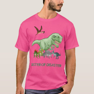 Cooler Dinosaurier T-Rex-Meister der Desaster T-Shirt