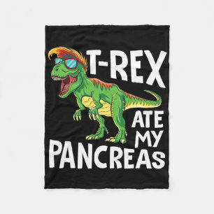Cooler Dinosaurier Trex Ate My Pankreas Diabetes A Fleecedecke