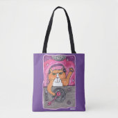 Cooler DJ Cat Marker Kunstdruckerei Design Spaß Tasche (Vorderseite)