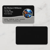 Cooler DJ für die Vermietung moderner Visitenkarte (Vorne/Hinten)
