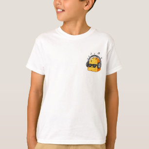 Cooler DJ Käse Musik Kinder T-Shirt