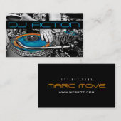 Cooler DJ Music Club Unterhaltung Visitenkarte (Vorne/Hinten)