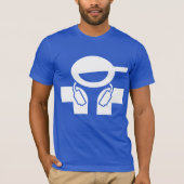 Cooler DJ-T - Shirt - Disc-Jockey mit (Vorderseite)