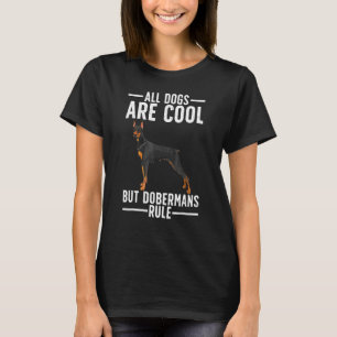 Cooler Doberman für Männer Dobermann Pinscher Welp T-Shirt