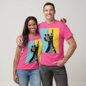 Cooler Dobermann mit Sonnenbrille T-Shirt (Unisex)