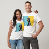 Cooler Dobermann mit Sonnenbrille T-Shirt (Unisex)