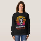 Cooler Dobermann Sweatshirt (Vorne ganz)