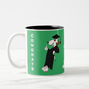 COOLER DOG GRADUATE CUSTOM ABSCHLUSS Zwei-Tonen-KA Zweifarbige Tasse
