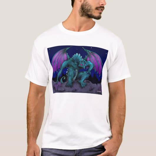 Cooler Drache T-Shirt (Vorderseite)