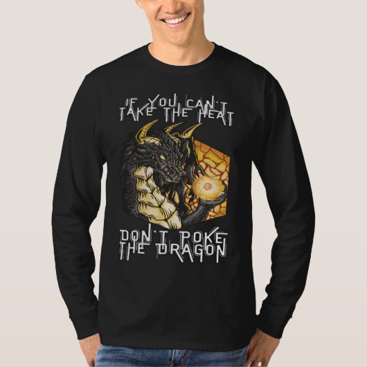 COOLER DRACHEN FLAMMEN FLÜGEL DES FEUERS FLIEGEND T-Shirt (Vorderseite)