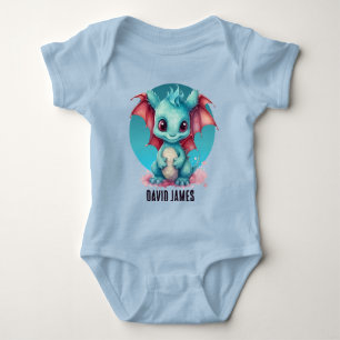 cooler Drachenname Unisex Baby Strampler