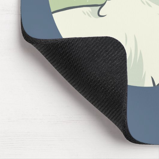 Cooler Drink Sommerlama Mousepad (Ecke)