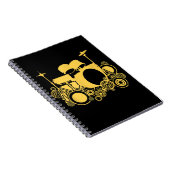 cooler Drum Kit Schlagzeug Drummer Notizblock (Rechte Seite)