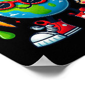 Cooler Earth Day 2025 Kinderkind B Poster (Ecke)