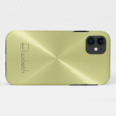 Cooler Edelstahlaussehen Case-Mate iPhone Hülle (Rückseite (Horizontal))