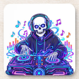 Cooler EDM-Musik-Schädel-Getränkuntersetzer Getränkeuntersetzer