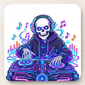 Cooler EDM-Musik-Schädel-Getränkuntersetzer Getränkeuntersetzer