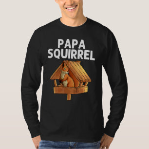 Cooler Eichhörnchen Für Männer Vater Chipmunk Zoow T-Shirt