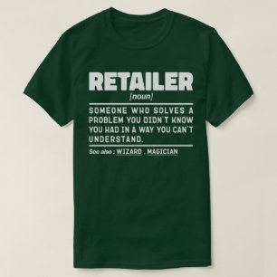 Cooler Eigentümer des Einzelhandels Noun Definitio T-Shirt