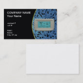 cooler Einstellungsthermostat Visitenkarte (Vorne/Hinten)