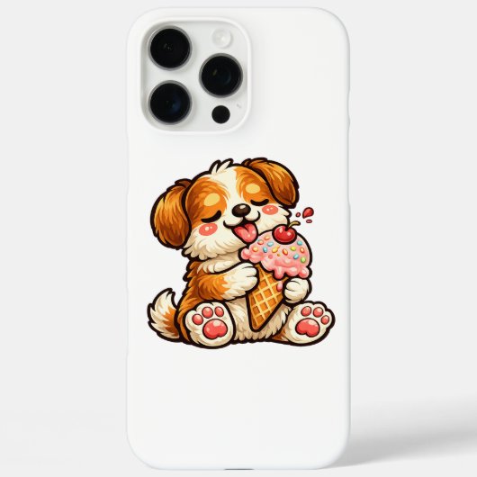 Cooler Eiscreme-Hund Case-Mate iPhone Hülle (Rückseite)