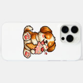 Cooler Eiscreme-Hund Case-Mate iPhone Hülle (Rückseite (Horizontal))