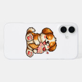 Cooler Eiscreme-Hund iPhone Hülle (Rückseite (Horizontal))