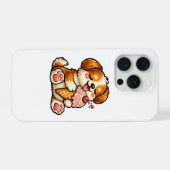 Cooler Eiscreme-Hund iPhone Hülle (Rückseite (Horizontal))