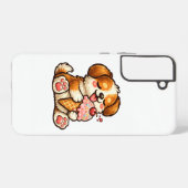 Cooler Eiscreme-Hund Samsung Galaxy Hülle (Rückseite (Horizontal))