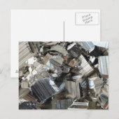 Cooler Eisen-Pyrite-Fool-Goldcluster Postkarte (Vorne/Hinten)