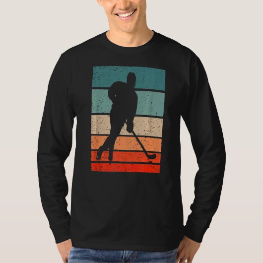 Cooler Eishockey für Herren - Hockey-Spieler und C T-Shirt (Vorderseite)