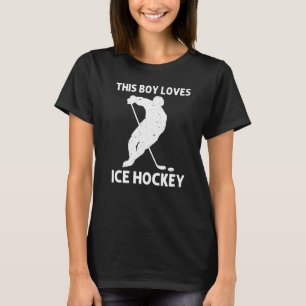 Cooler Eishockey für Jungen Kinder Goalie Hockey P T-Shirt