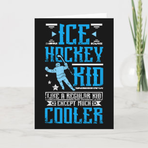 Cooler Eishockey-Typ Karte