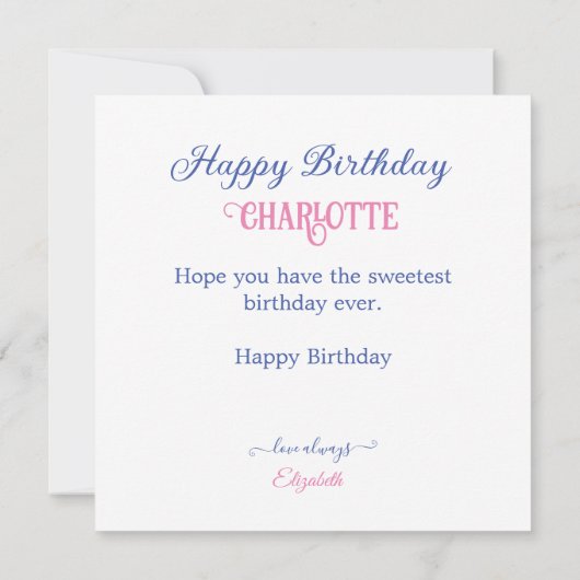 COOLER EISKREBS THEMIERTER KINDERGEBURTSTAG CAKE KARTE (Rückseite)