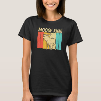 Cooler Elch Für Männer Jungen Elch Hirsch Bulle El T-Shirt