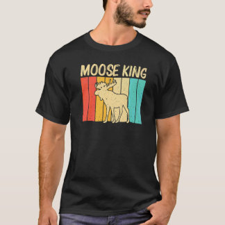 Cooler Elch Für Männer Jungen Elch Hirsch Bulle El T-Shirt
