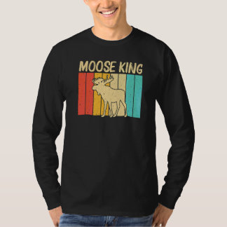 Cooler Elch Für Männer Jungen Elch Hirsch Bulle El T-Shirt
