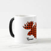 Cooler Elchkopf Verwandlungstasse (Vorderseite Links)