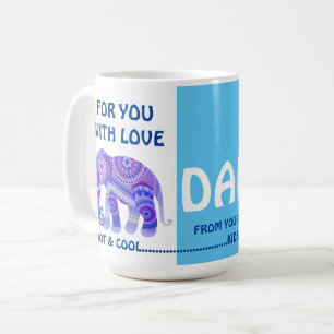 COOLER ELEFANT FÜR DEN VATER - KAFFEETASSE